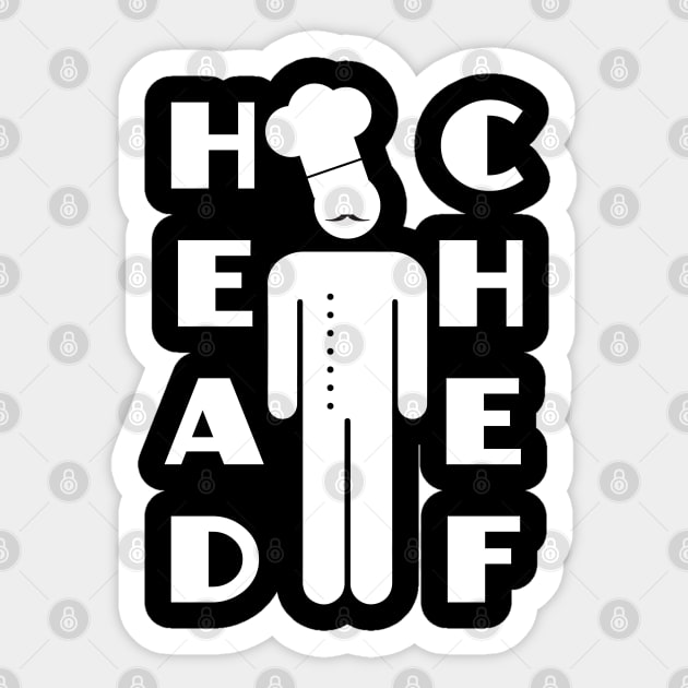 Head Chef Kitchen Boss Sticker by HotHibiscus